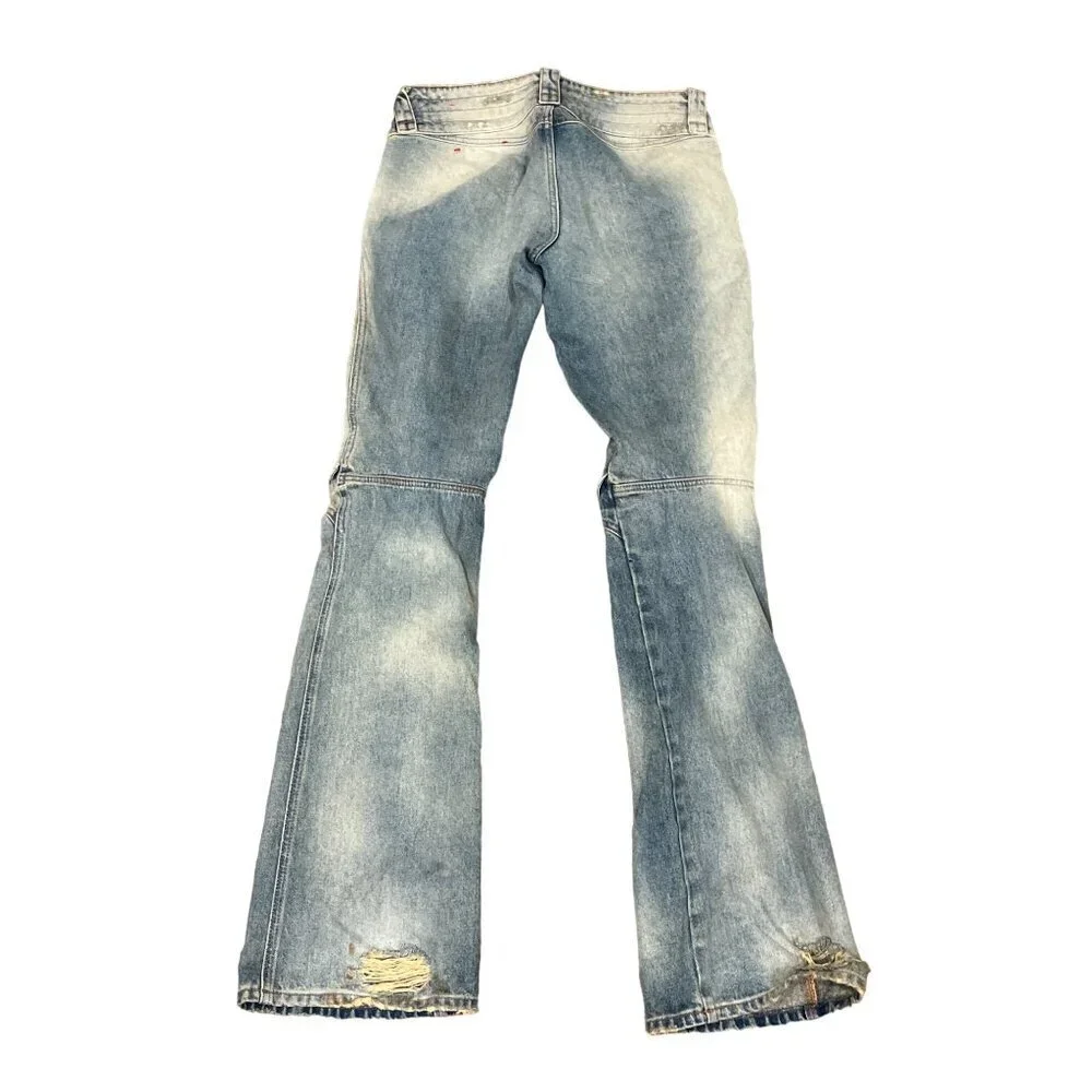 Diesel Belthy Bootcut Flare Low Rise Jeans in Blue 28 Womens Denim Pants - Picture 7 of 15